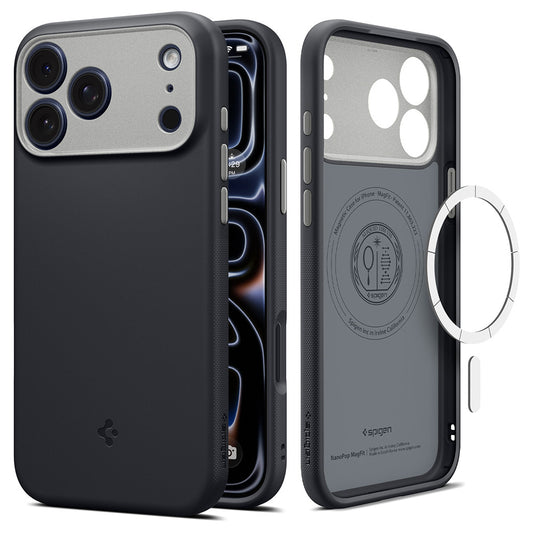 MagSafe tok Apple iPhone 18 Pro Max / 17 Pro Max készülékhez, Spigen, Caseology Nano Pop, Fekete ACS12142