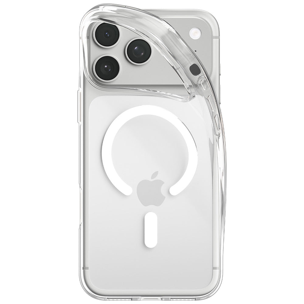 MagSafe tok Apple iPhone 18 Pro Max / 17 Pro Max készülékhez, Spigen, Liquid Crystal, Átlátszó Fehér ACS12143