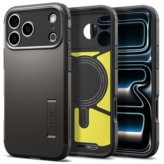 MagSafe tok Apple iPhone 18 Pro Max / 17 Pro Max készülékhez, Spigen, Tough Armor T, Szürke ACS12137
