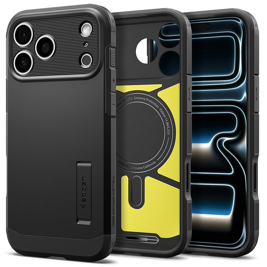 MagSafe tok Apple iPhone 18 Pro Max / 17 Pro Max készülékhez, Spigen, Tough Armor T, Fekete ACS12136