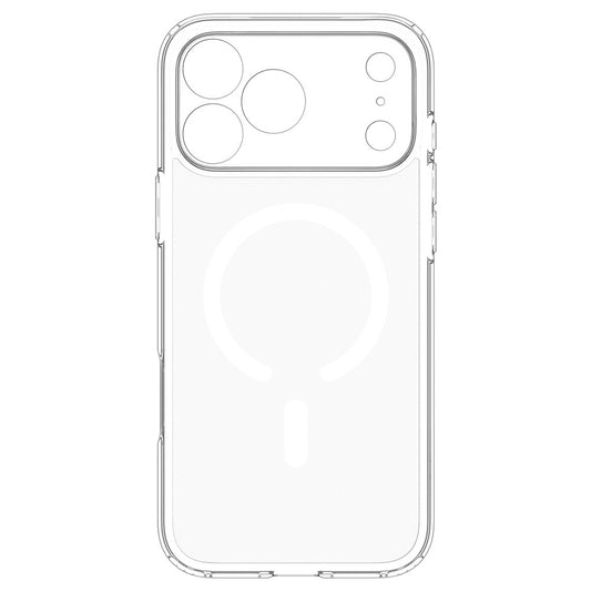 MagSafe tok Apple iPhone 18 Pro Max / 17 Pro Max készülékhez, Spigen, Ultra Hybrid, Fehér Szatén ACS12124