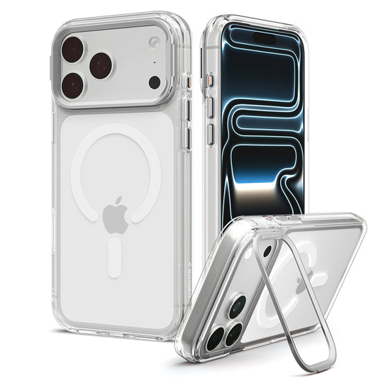 MagSafe tok Apple iPhone 18 Pro Max / 17 Pro Max készülékhez, Spigen, Ultra Hybrid Optik S, Ezüst Átlátszó ACS11908
