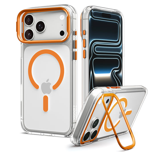 MagSafe tok Apple iPhone 18 Pro Max / 17 Pro Max készülékhez, Spigen, Ultra Hybrid Optik S, Áttetsző Narancssárga ACS11910