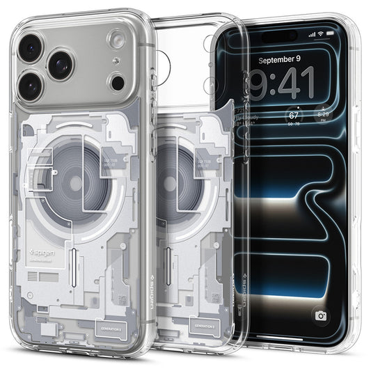 MagSafe tok Apple iPhone 18 Pro Max / 17 Pro Max készülékhez, Spigen, Ultra Hybrid Zero One, Fehér ACS12126