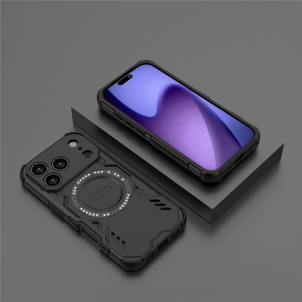 MagSafe Case for Apple iPhone 18 Pro Max / 17 Pro Max, Techsuit, ArmorMag, Black
