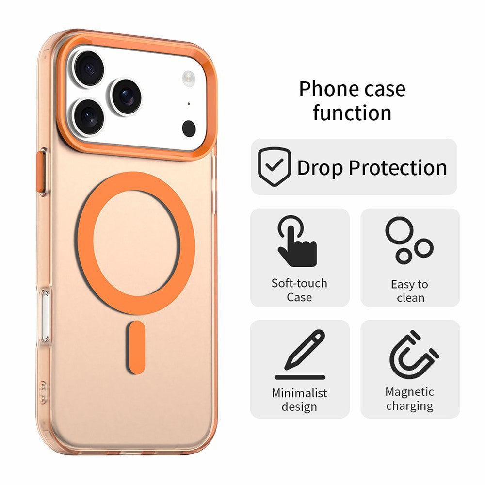 MagSafe tok Apple iPhone 18 Pro Max / 17 Pro Max készülékhez, Techsuit, CandyCase, Narancssárga