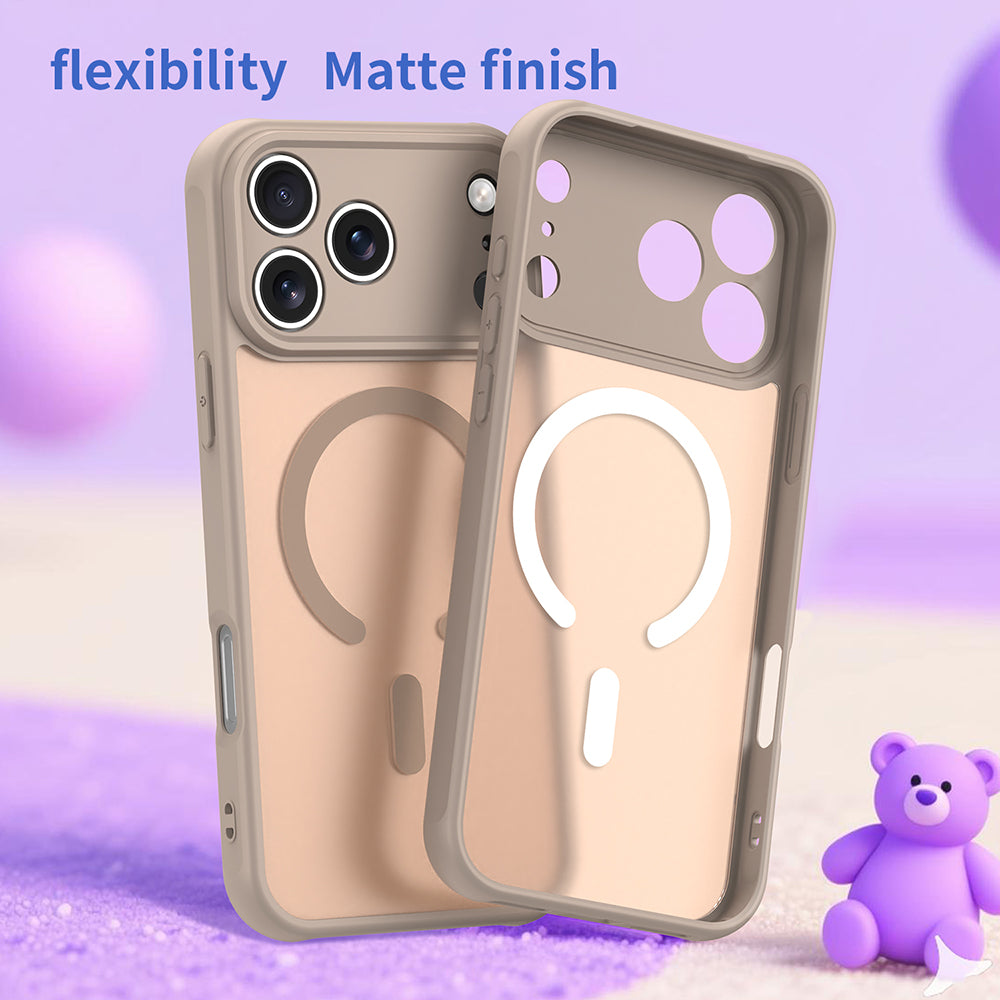 MagSafe Case for Apple iPhone 18 Pro Max / 17 Pro Max, Techsuit, HaloFrost II, Gold