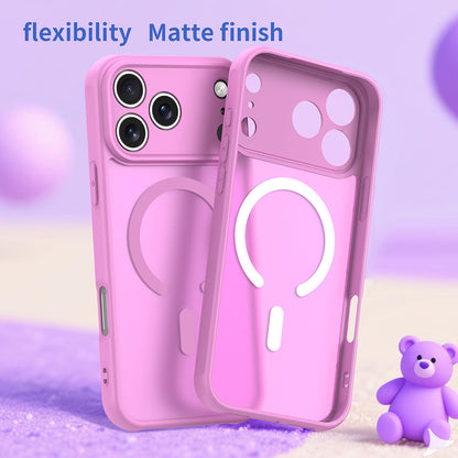 MagSafe Case for Apple iPhone 18 Pro Max / 17 Pro Max, Techsuit, HaloFrost II, Pink