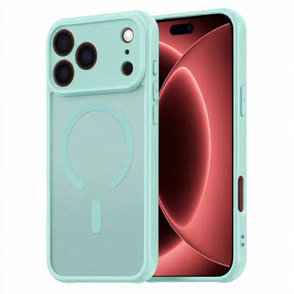 MagSafe Case for Apple iPhone 18 Pro Max / 17 Pro Max, Techsuit, HaloFrost II, Light Green
