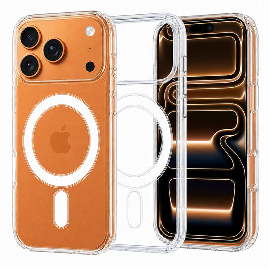 MagSafe Case for Apple iPhone 18 Pro Max / 17 Pro Max, Techsuit, Pro, Transparent