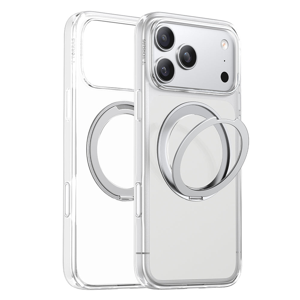MagSafe tok Apple iPhone 18 Pro Max / 17 Pro Max készülékhez, Torras, Ostand O1 Guardian, Átlátszó