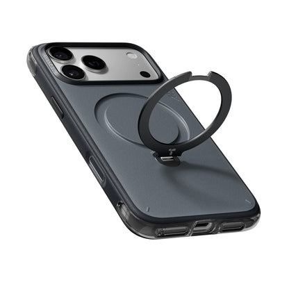 MagSafe Case for Apple iPhone 18 Pro Max / 17 Pro Max, Torras, Ostand Q3 Air Essential, Black