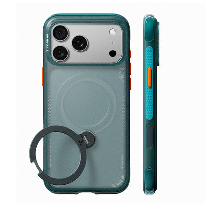 MagSafe Case for Apple iPhone 18 Pro Max / 17 Pro Max, Torras, Ostand Q3 Air, Green