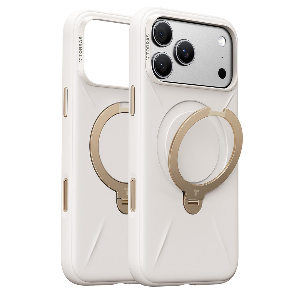 MagSafe tok Apple iPhone 18 Pro Max / 17 Pro Max készülékhez, Torras, QPRO szilikon, fehér