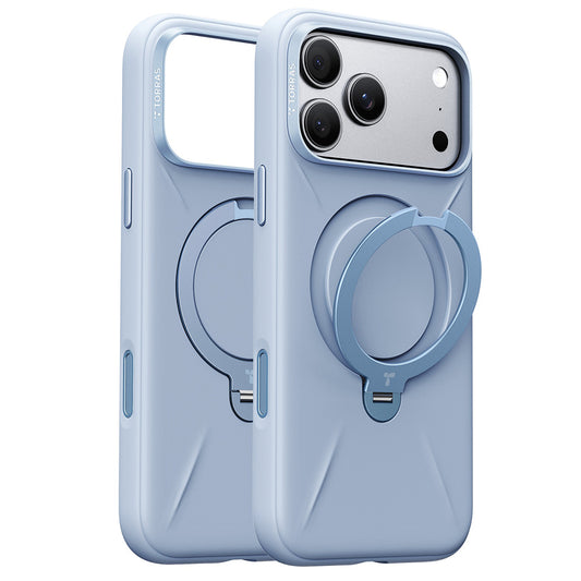 MagSafe tok Apple iPhone 18 Pro Max / 17 Pro Max számára, Torras, QPRO szilikon, kék