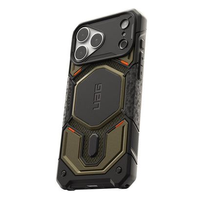 MagSafe tok Apple iPhone 18 Pro Max / 17 Pro Max készülékhez, Urban Armor Gear, Monarch Pro Kevlar, Zöld
