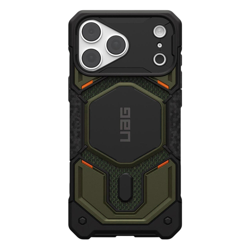 MagSafe tok Apple iPhone 18 Pro Max / 17 Pro Max készülékhez, Urban Armor Gear, Monarch Pro Kevlar, Zöld