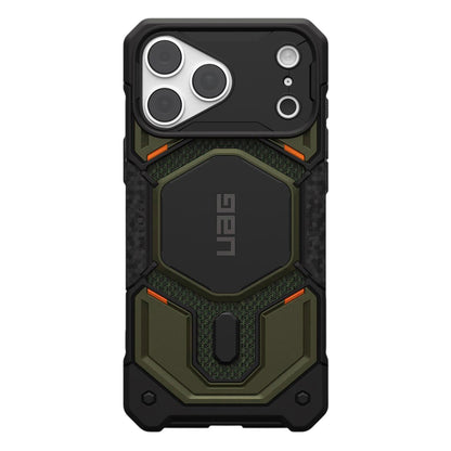 MagSafe tok Apple iPhone 18 Pro Max / 17 Pro Max készülékhez, Urban Armor Gear, Monarch Pro Kevlar, Zöld