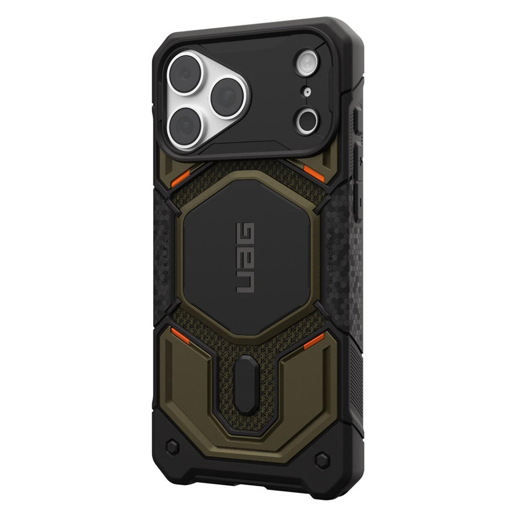 MagSafe tok Apple iPhone 18 Pro Max / 17 Pro Max készülékhez, Urban Armor Gear, Monarch Pro Kevlar, Zöld