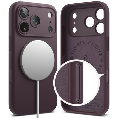 MagSafe Case for Apple iPhone 18 Pro, Ringke, Silicone, Dark Burgundy