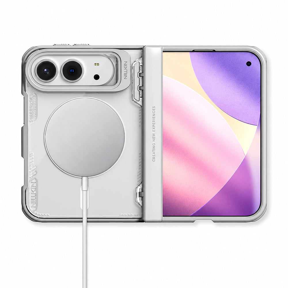 MagSafe tok Apple iPhone Duo készülékhez, Nillkin, Iceblade Prop, szürke
