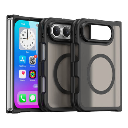 MagSafe Case for Apple iPhone Duo, Techsuit, HaloFrost II, Black