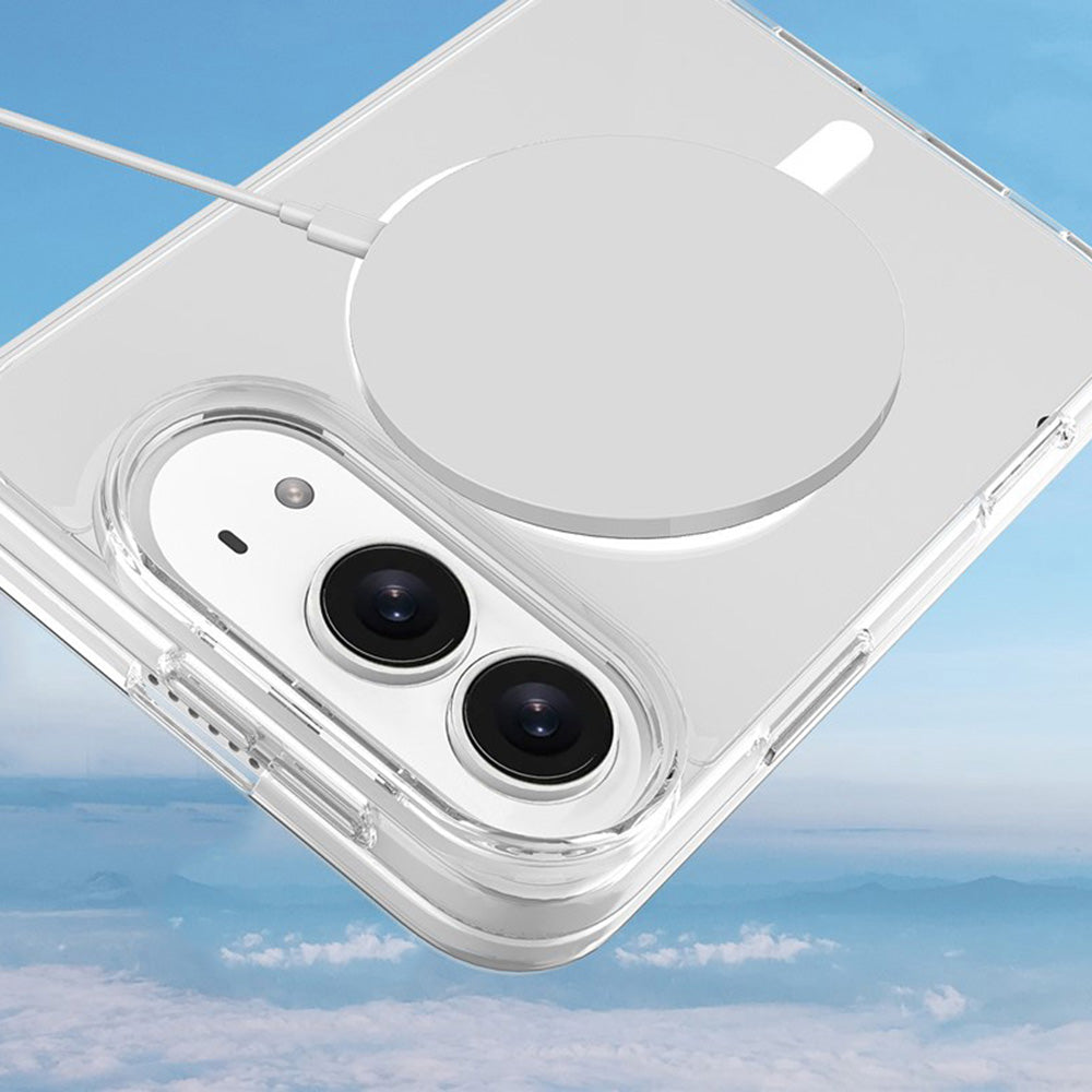 MagSafe tok Apple iPhone Duo készülékhez, Techsuit, Pro, átlátszó
