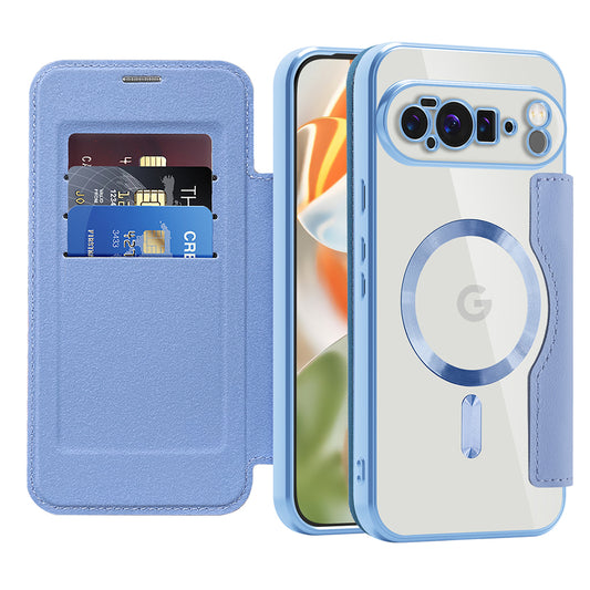 MagSafe tok Google Pixel 10 Pro XL-hez, Techsuit, SmartMag Book, Kék