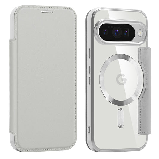 MagSafe tok Google Pixel 10 Pro / 10-hez, Techsuit, SmartMag Book, Szürke