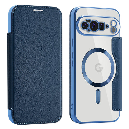 MagSafe tok Google Pixel 10 Pro XL-hez, Techsuit, SmartMag Book, Kék