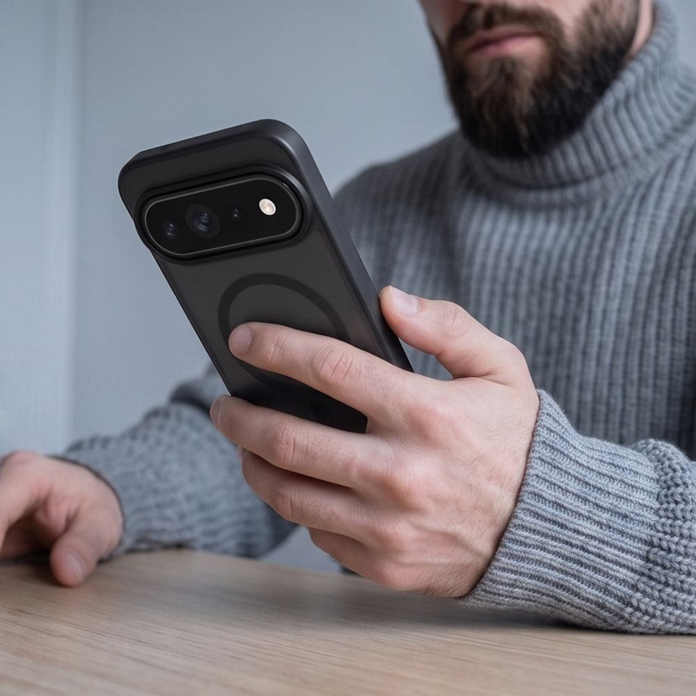MagSafe tok Google Pixel 11 Pro / 11 / 10 Pro / 10 / 9 készülékekhez, Tech-Protect, Magmat, Matt fekete