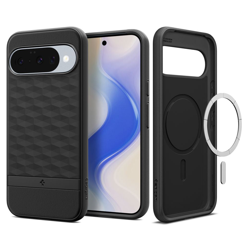 MagSafe tok Google Pixel 10 Pro / 10-hez, Spigen, Caseology Parallax, Matt Fekete ACS09708