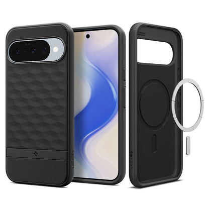 MagSafe tok Google Pixel 10 Pro / 10-hez, Spigen, Caseology Parallax, Matt Fekete ACS09708