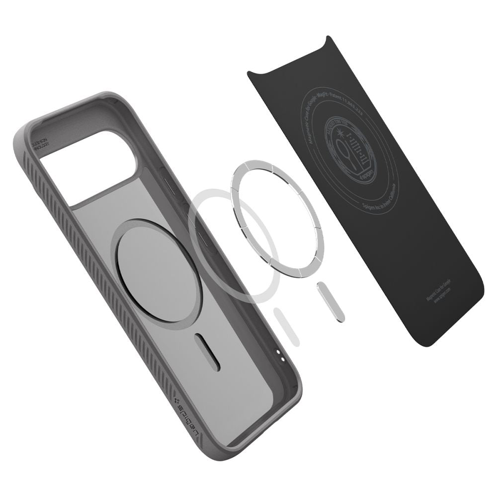 MagSafe tok Google Pixel 10 Pro / 10-hez, Spigen, Liquid Air, Szürke ACS09697