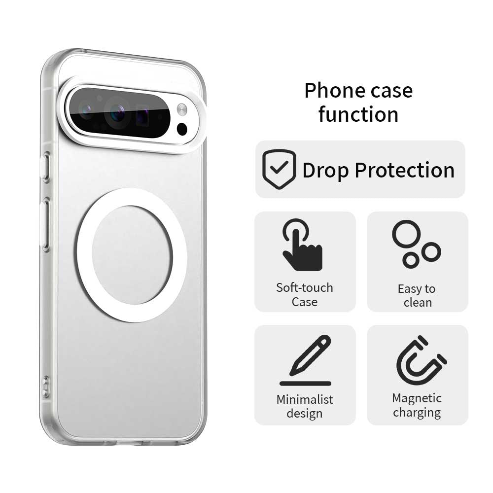 MagSafe tok Google Pixel 10 Pro / 10-hez, Techsuit, CandyCase, Fehér