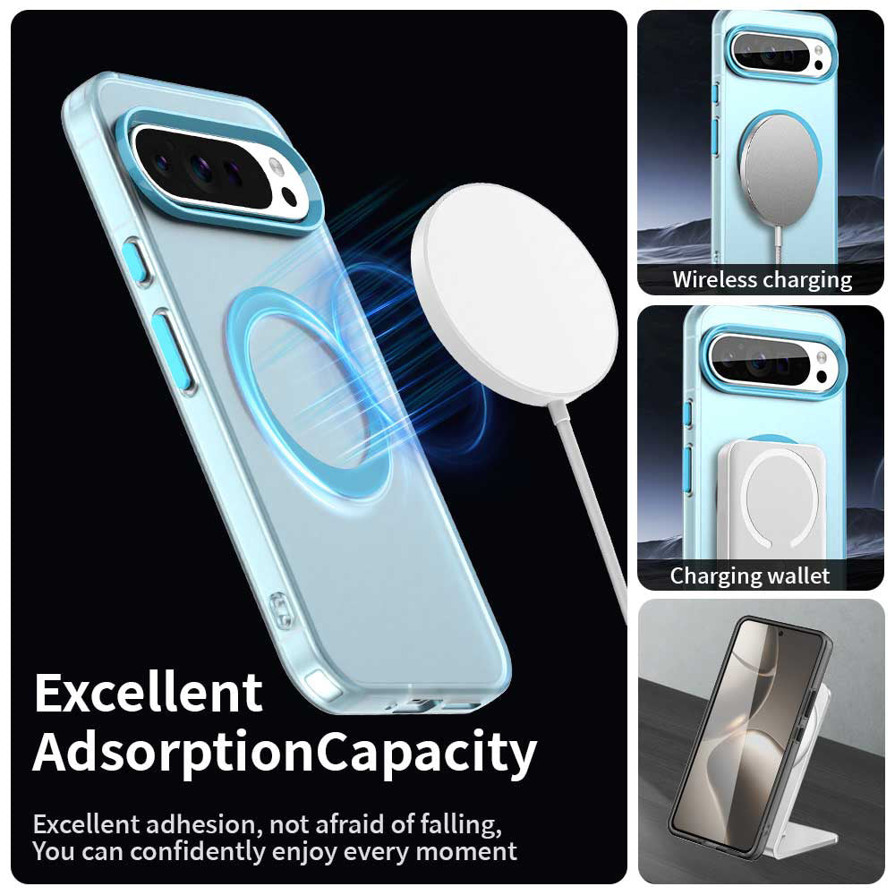 MagSafe tok Google Pixel 10 Pro / 10-hez, Techsuit, CandyCase, Kék