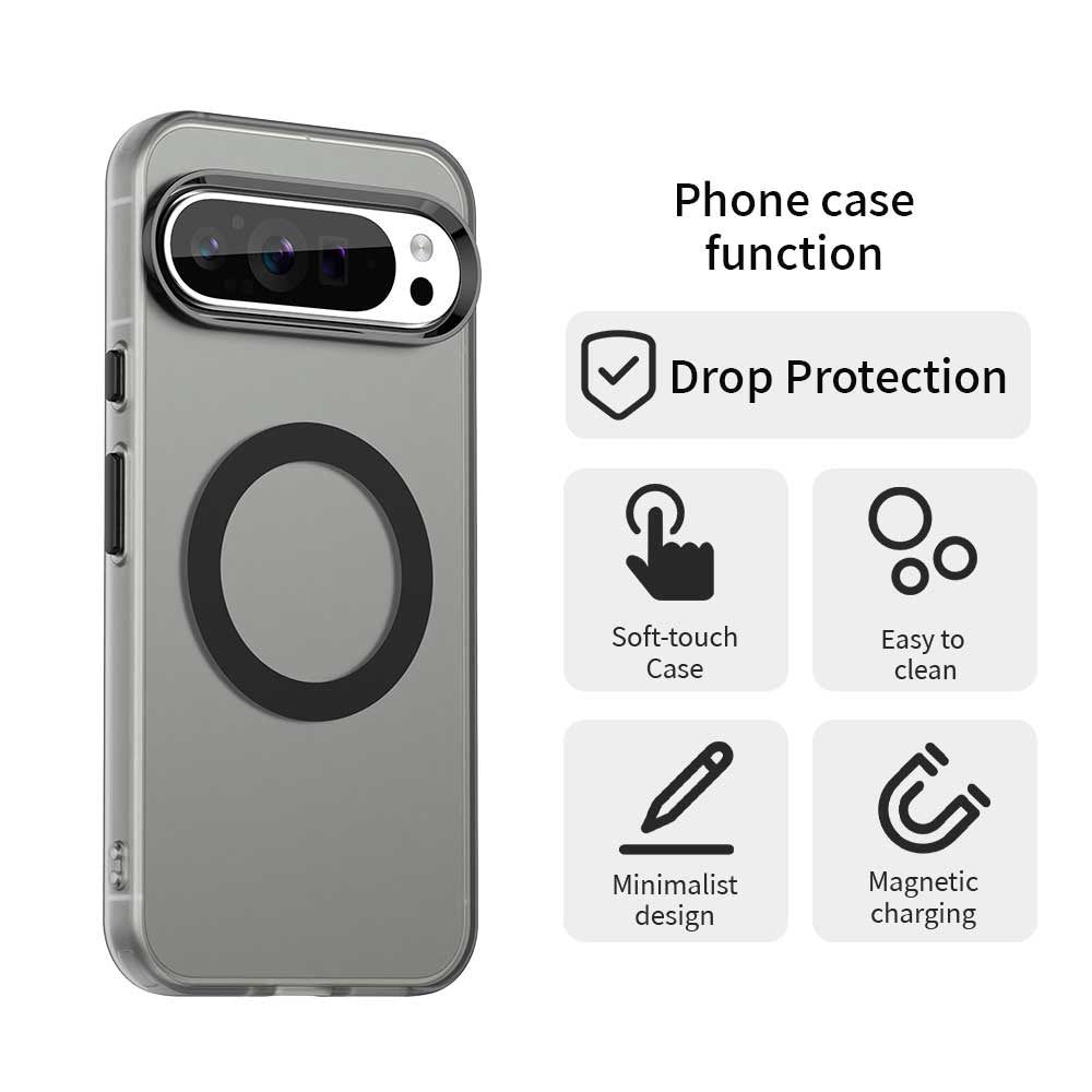 MagSafe tok Google Pixel 10 Pro / 10-hez, Techsuit, CandyCase, Fekete