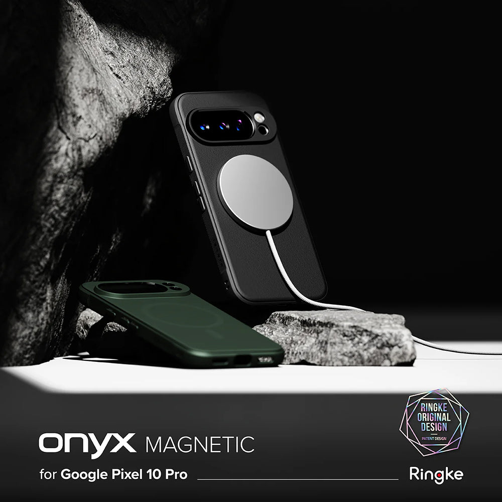 MagSafe tok Google Pixel 10 Pro-hoz, Ringke, Onyx, Fekete