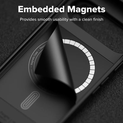 MagSafe tok Google Pixel 10 Pro-hoz, Ringke, Onyx, Fekete
