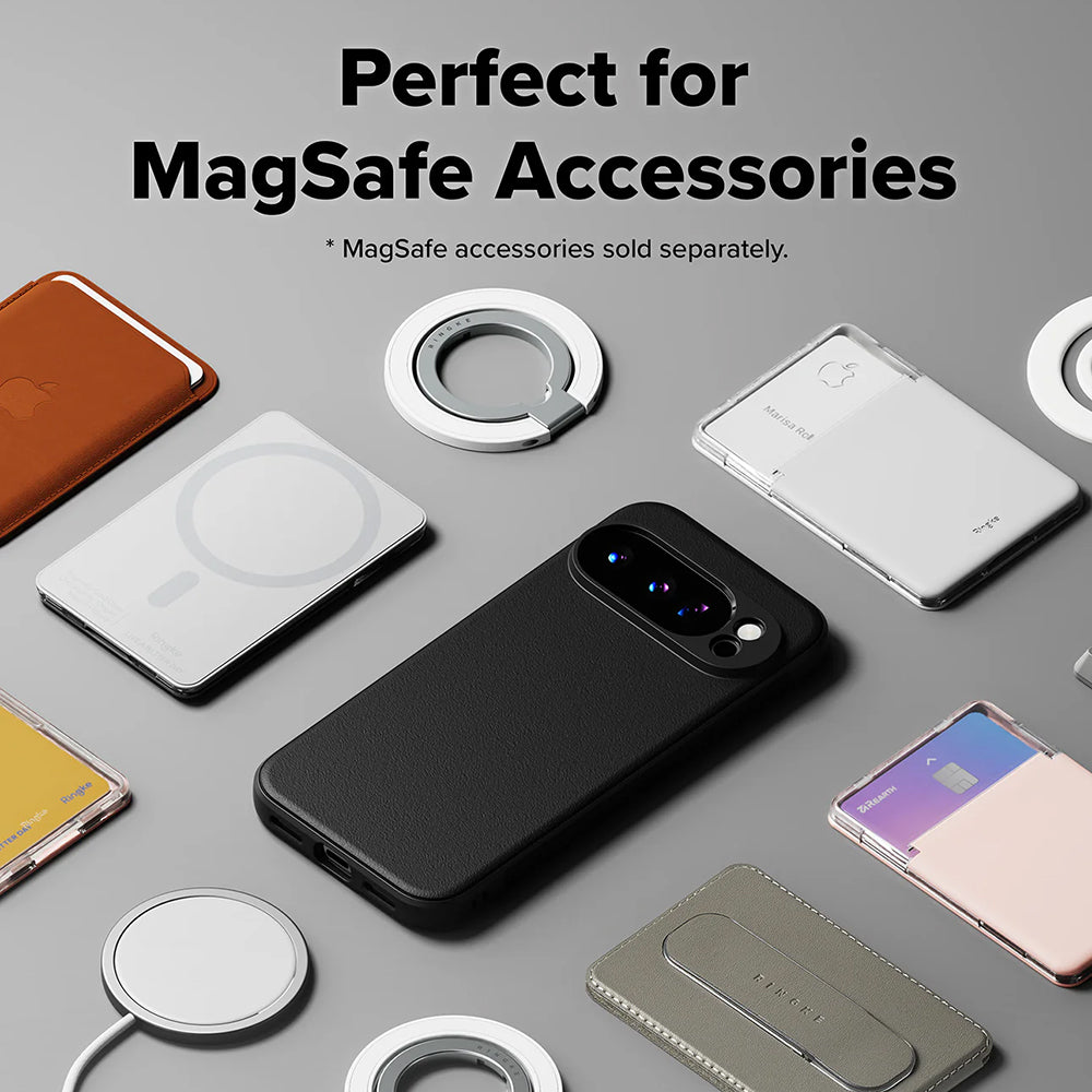 MagSafe tok Google Pixel 10 Pro-hoz, Ringke, Onyx, Fekete
