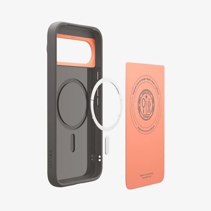 MagSafe tok Google Pixel 10 Pro XL-hez, Spigen, Caseology Nano Pop, Szürke