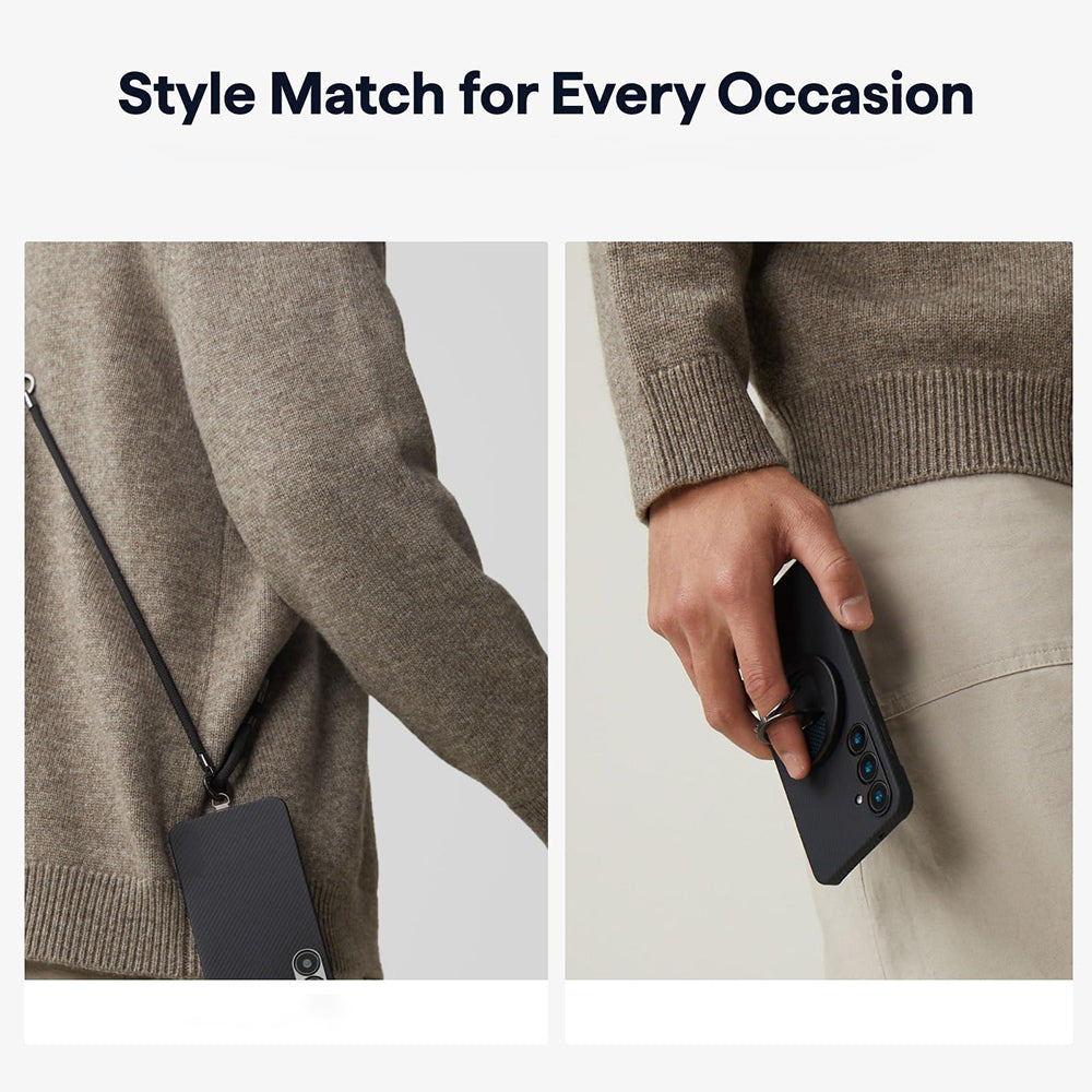 MagSafe tok Google Pixel 10 Pro XL-hez, Techsuit, Aramid Fiber, Fekete