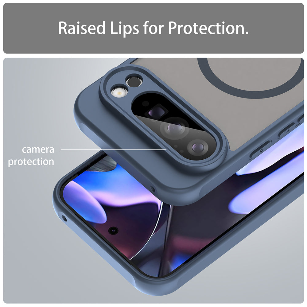 MagSafe tok Google Pixel 10 Pro XL-hez, Techsuit, HaloFrost II, Tengerészkék