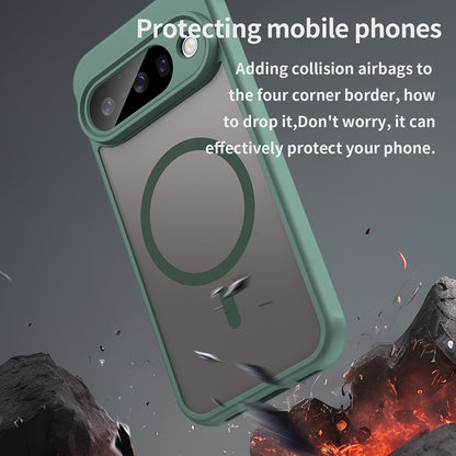MagSafe Case for Google Pixel 10, Techsuit, HaloFrost II, Green