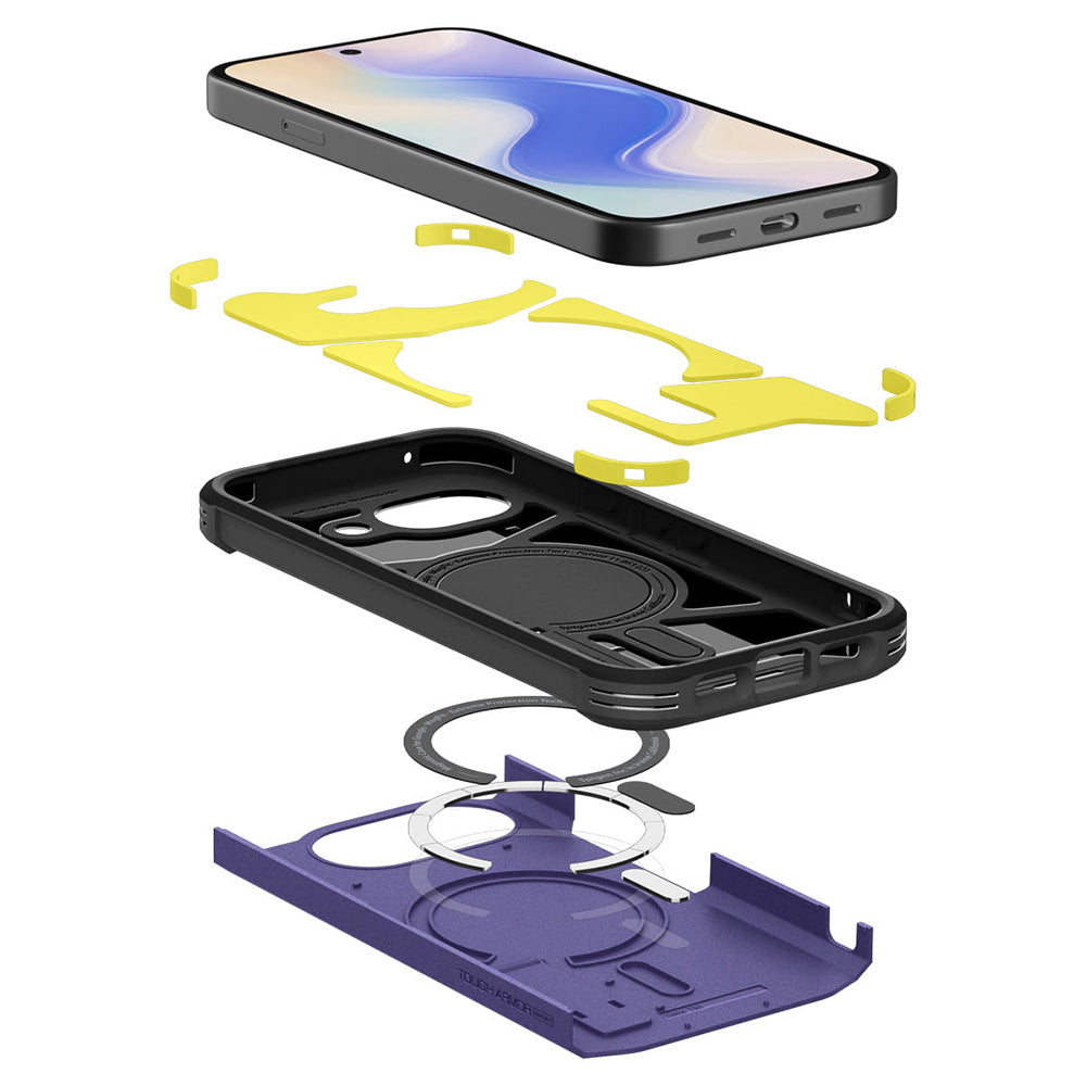 MagSafe Case for Google Pixel 10a, Spigen, Tough Armor, Purple ACS11281