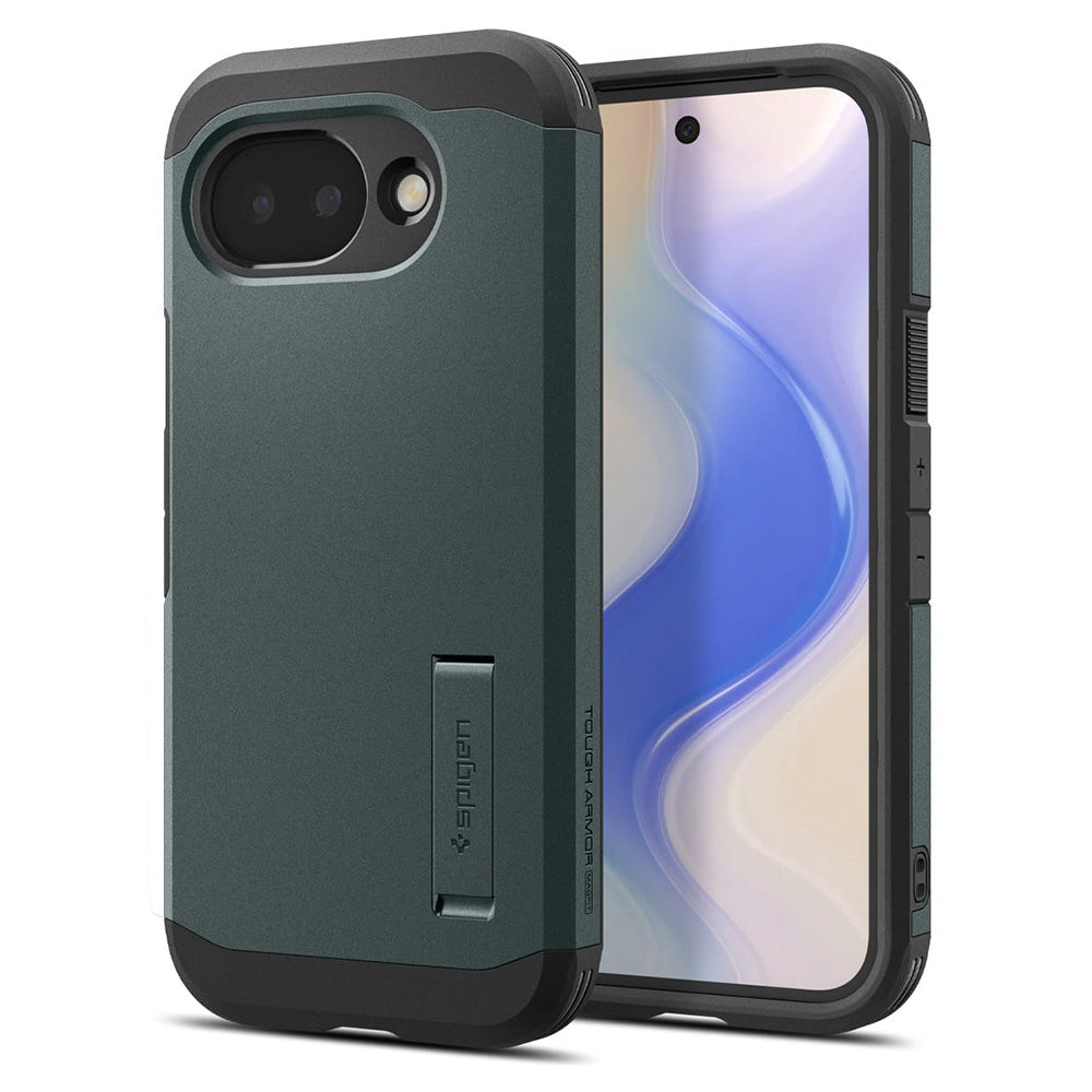 MagSafe tok Google Pixel 10a-hoz, Spigen, Tough Armor, Zöld ACS11282