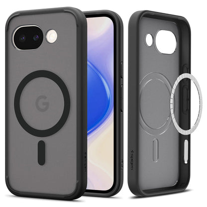 MagSafe tok Google Pixel 10a-hoz, Spigen, Ultra Hybrid, Szatén Fekete ACS11278