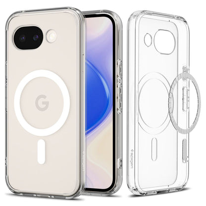 MagSafe tok Google Pixel 10a-hoz, Spigen, Ultra Hybrid, Átlátszó Fehér ACS11276