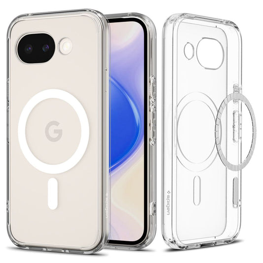 MagSafe tok Google Pixel 10a-hoz, Spigen, Ultra Hybrid, Átlátszó Fehér ACS11276