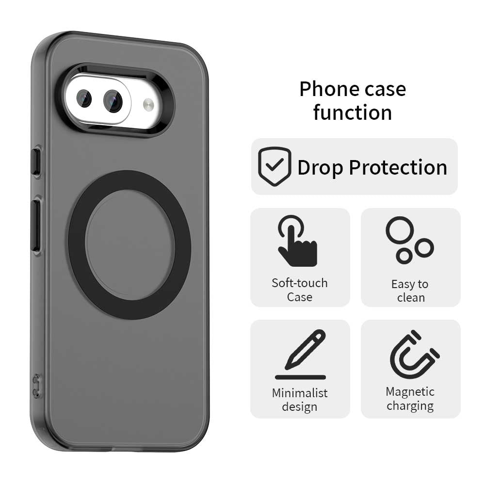 MagSafe tok Google Pixel 10a-hoz, Techsuit, CandyCase, Fekete